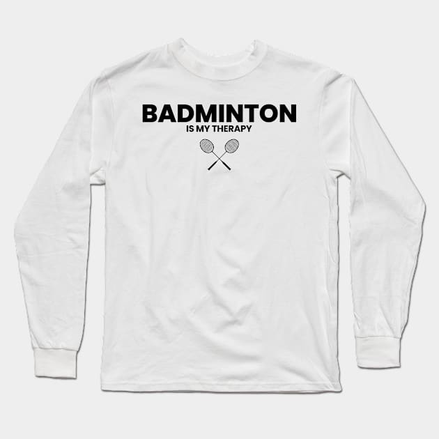 badminton Long Sleeve T-Shirt by Tali Publik